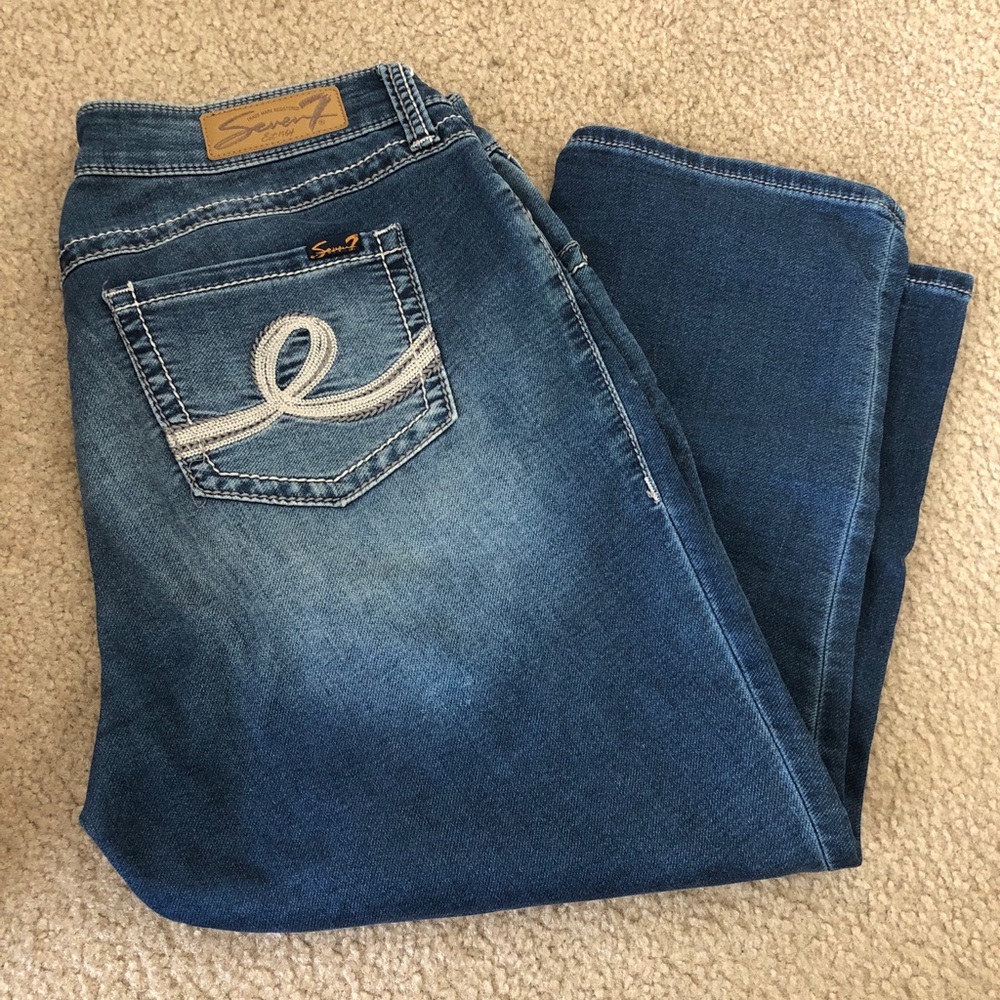 Seven jeans cropped ankle length 14